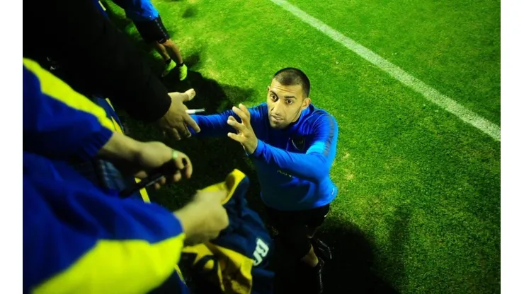 Le sacó una foto a los hinchas de Boca y la subió a Instagram: "El mejor club del mundo"