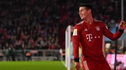 James Rodríguez jugando en el Bayern Munich.