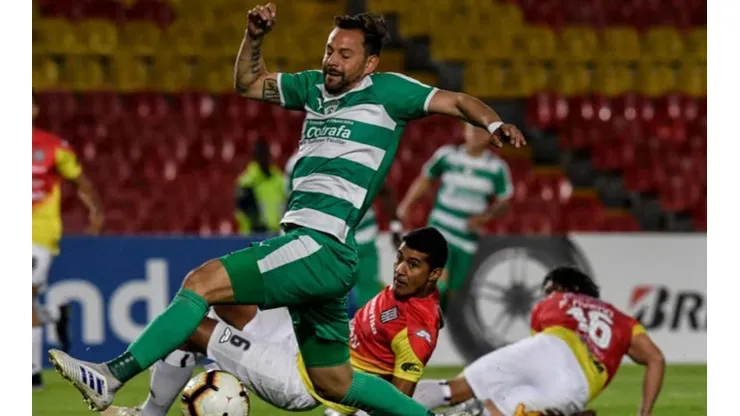 Deportivo Santani vs La Equidad por la Copa Sudamericana.