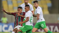 Atlético Nacional vs Fluminense por la Copa Sudamericana.