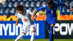 Muy amistosos: Italia y Japón fueron de la mano a los octavos de final