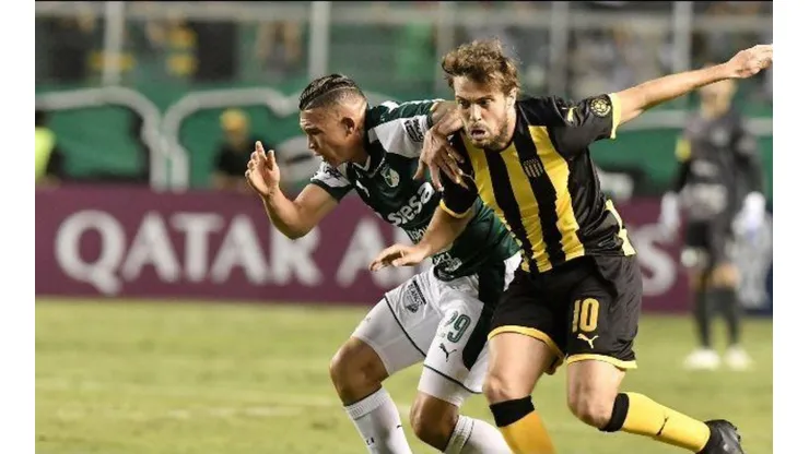 Peñarol vs Deportivo Cali por la Copa Sudamericana.