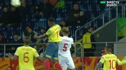 Así fue el primer gol de Colombia frente a la Selección de Tahití.