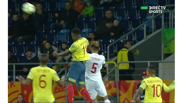 Así fue el primer gol de Colombia frente a la Selección de Tahití.