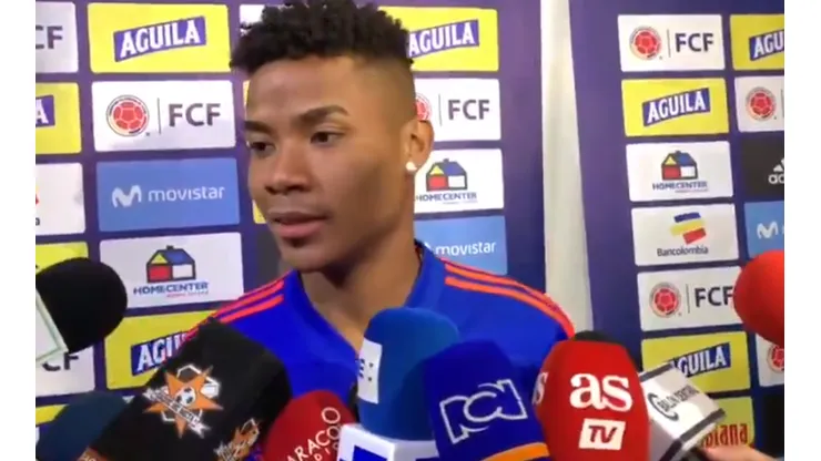Wilmar Barrios, jugador de la Selección Colombia.