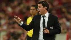 Marcelo Gallardo no quedó conforme con el rendimiento en la ida.
