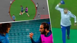 Video: Higuaín se calentó, David Luiz le dio un codazo y Sarri explotó a un día de la final