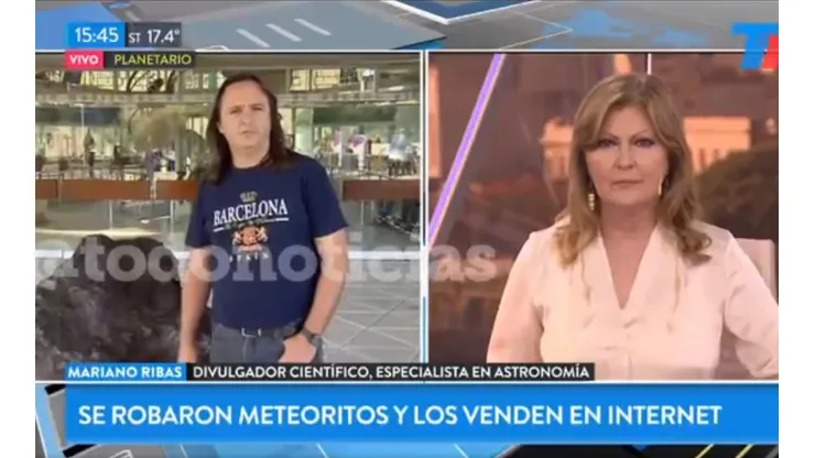 Mucho Internet por hoy: se robaron meteoritos y ahora los venden online