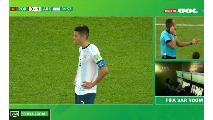 Ni el VAR supo quién convirtió: el gol de Argentina para liquidar el triunfo ante Portugal