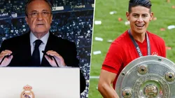 Florentino Pérez rompe el silencio y deja clara la situación de James Rodríguez