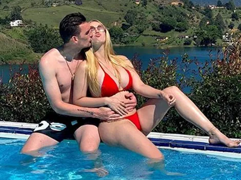 Daniela Rendón se hizo un nudo en la remera, subió foto y Franco Armani le comentó el posteo