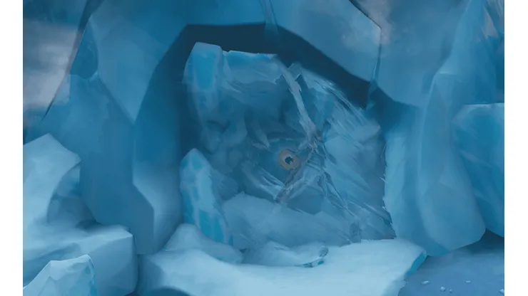 Fortnite: El ojo de un monstruo gigante aparece en el glaciar de Pico Polar ¿Será Godzilla, un dragón?