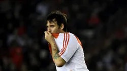 Cavenaghi en su partido de despedida.