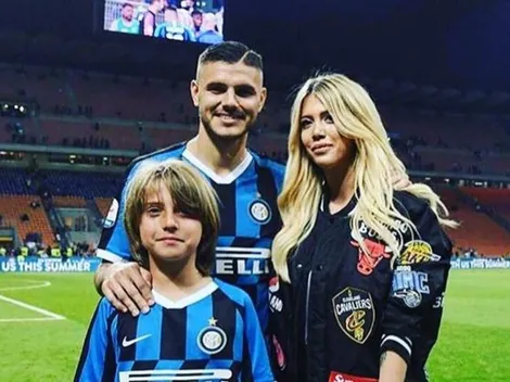 Icardi erró un penal, el técnico lo cambió, toda la gente del Inter lo abucheó y Wanda Nara metió un picante posteo