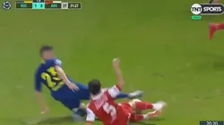 La infracción de Iván Marcone.