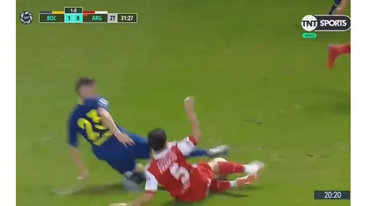 La infracción de Iván Marcone.