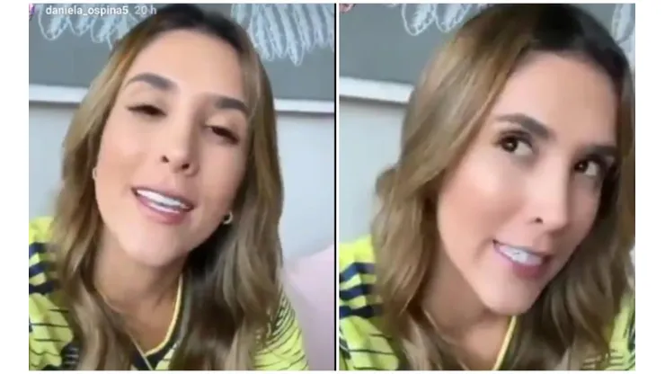 Daniel Ospina y su video en las historias de Instagram.