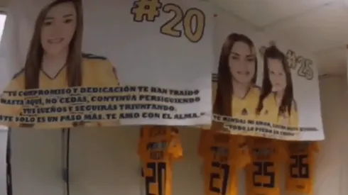 Hermosa sorpresa para Tigres en el vestidor en la previa