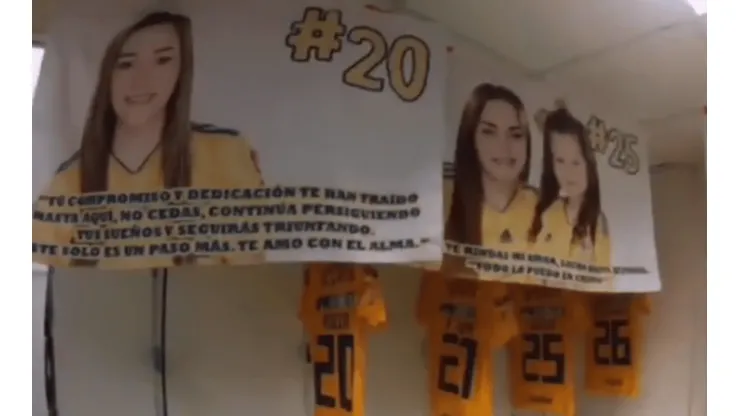 Hermosa sorpresa para Tigres en el vestidor en la previa