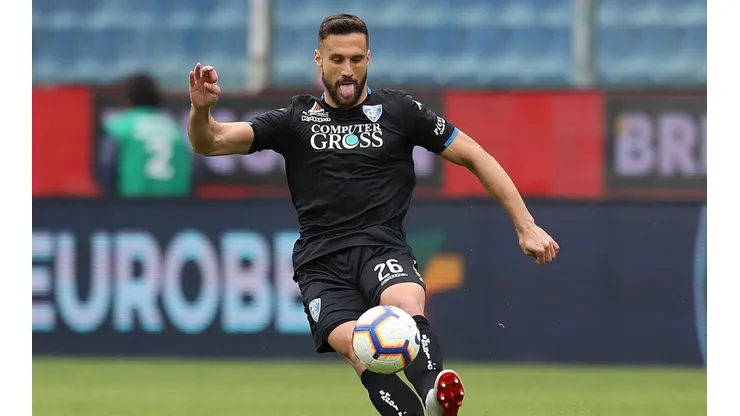 Matías Silvestre con la camiseta de Empoli.