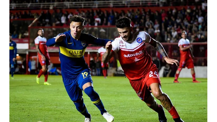 Boca vs Argentinos por la Copa de la Superliga.