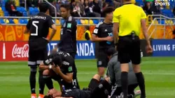 Más problemas para México en el Mundial Sub 20: lesión de rodilla y llanto