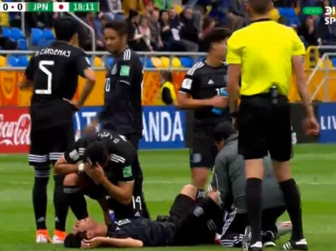 Más problemas para México en el Mundial Sub 20: lesión de rodilla y llanto