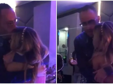 Apretaditos y enamorados: ¡así festejó David Ospina el cumpleaños de su esposa!