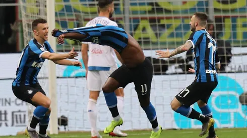 Locura total de los jugadores de Inter.