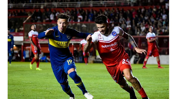 Boca vs Argentinos por la Copa de la Superliga.
