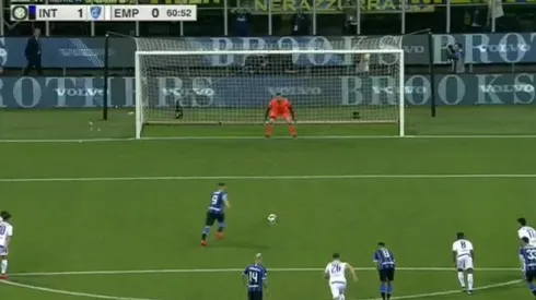 Mala ejecución de Icardi.