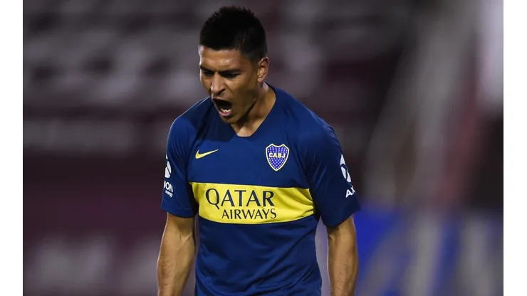 Paolo Goltz con la camiseta de Boca.