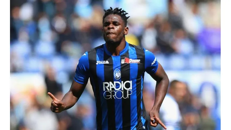 Duván Zapata, jugador del Atalanta de Italia.