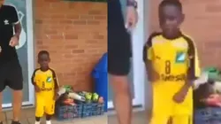 Juan Dinneno aprendiendo a bailar en Cali.