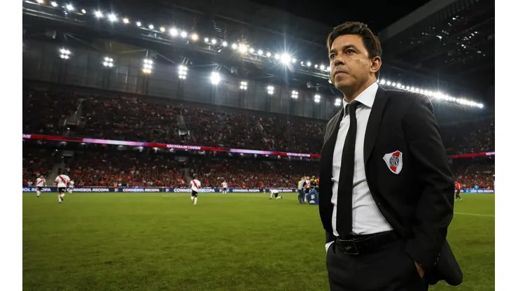 Gallardo no quedó conforme con el partido de ida.