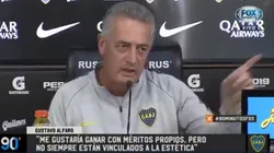 Gustavo Alfaro tiró la frase más Boca del día y enamoró a los hinchas