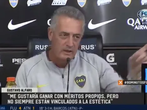 Gustavo Alfaro tiró la frase más Boca del día y enamoró a los hinchas