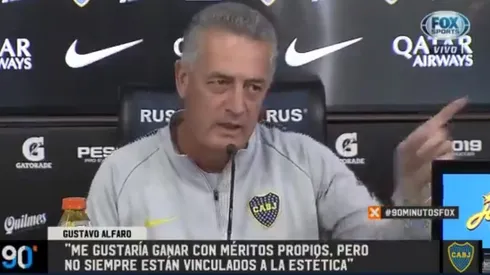 Gustavo Alfaro tiró la frase más Boca del día y enamoró a los hinchas