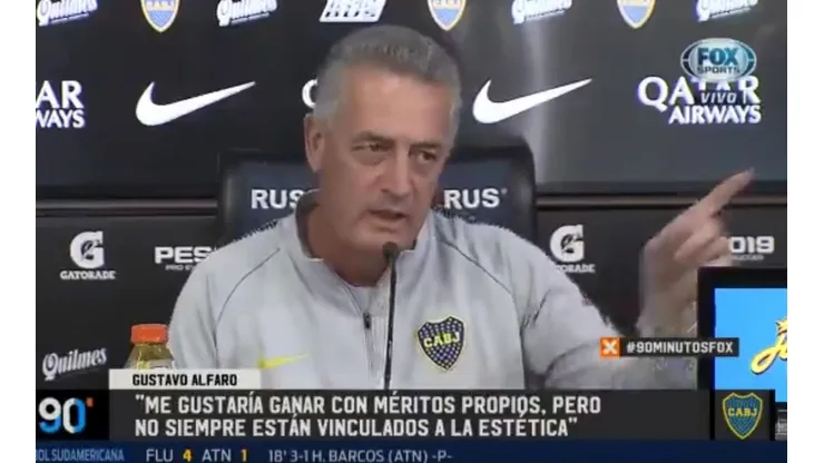 Gustavo Alfaro tiró la frase más Boca del día y enamoró a los hinchas
