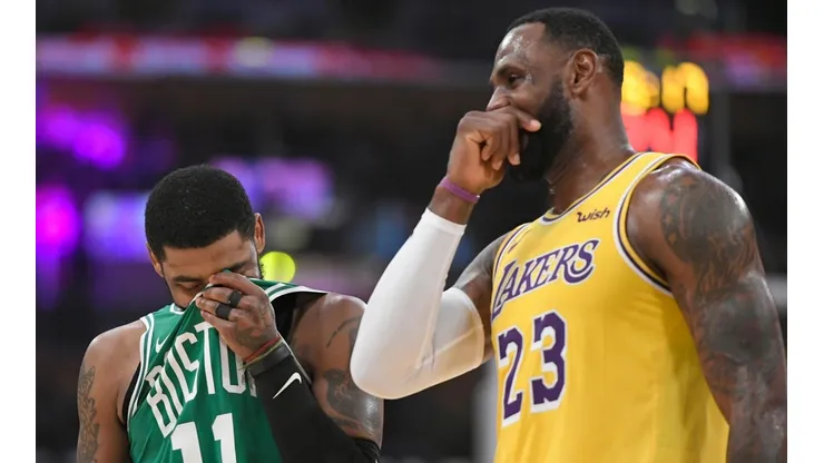 LeBron dio un like que encendió los rumores de la llegada de Kyrie Irivng a los Lakers