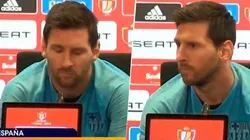Messi y una respuesta que lo dice todo.