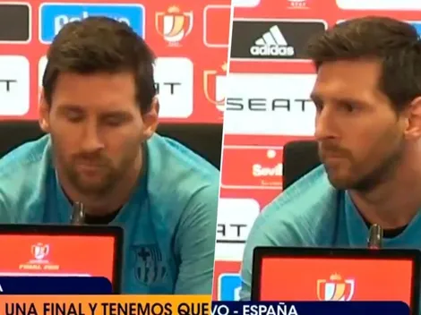 Para ver y escuchar: a Messi le preguntaron por Griezmann y su cara lo dijo todo