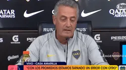 Alfaro habló de los promedios.