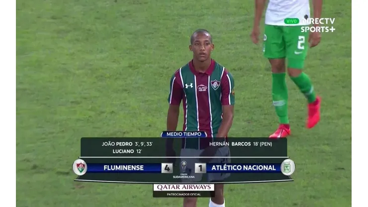 Fluminense 4-1 Atlético Nacional.