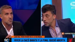 Uno de River, otro de Boca: Palacios y Cascini se re picantearon en vivo