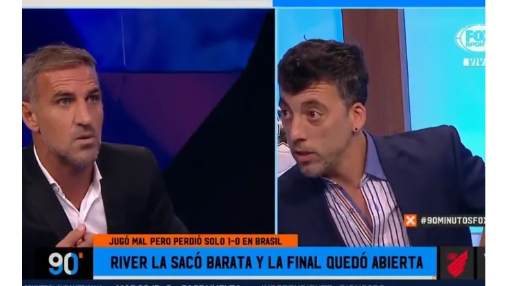Uno de River, otro de Boca: Palacios y Cascini se re picantearon en vivo