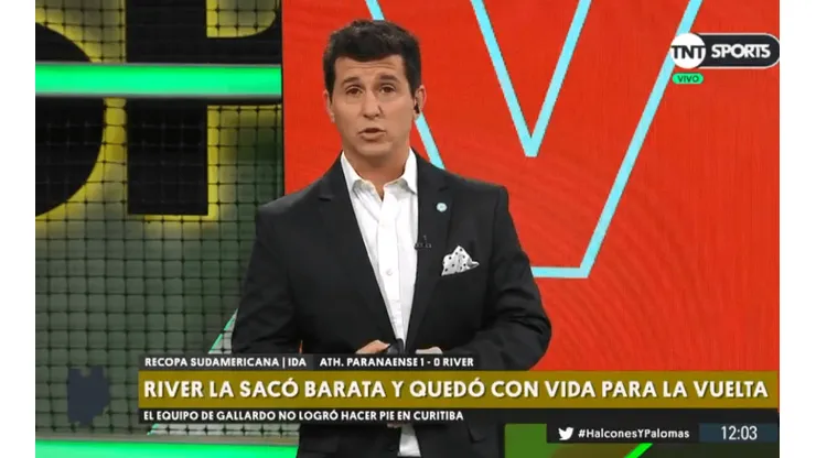 Hernán Castillo responsabilizó a Gallardo por la derrota de River