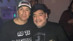 Pablo Lescano vio un fotón de él con Riquelme y no dudó en darle retweet