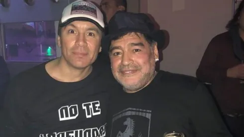 Pablo Lescano vio un fotón de él con Riquelme y no dudó en darle retweet