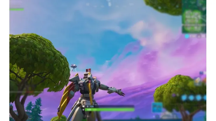 Como completar: Tira un disco volador y cógelo antes que caiga al suelo en Fortnite